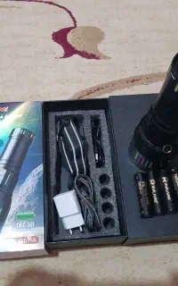 چراغ قوه آسمال سان 18650