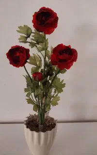 گلدان گل مصنوعی