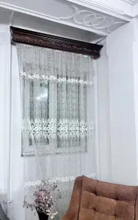 پرده حریر چهار عدد