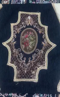 یک دست پشتی نو به رنگ سرمه ای