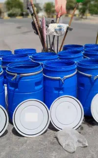فروش عمده و تک دبه،بشکه ۱۲۰ لیتری