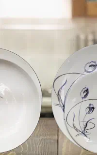 سرویس آرکوپال لاله بنفش و آبی گرد 6نفره