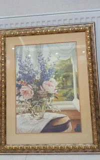 تابلو قاب چوبی سالم ابعاد 60در75