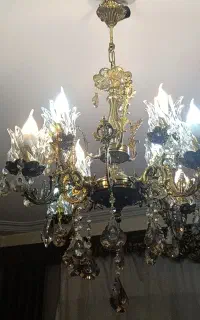 جفت لوستر برنزقدیمی