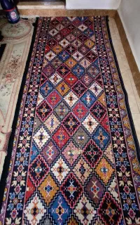 گلیم فرش کناره سالمه و تمییز