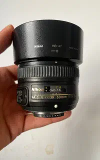 لنز fix 1.8 50mm