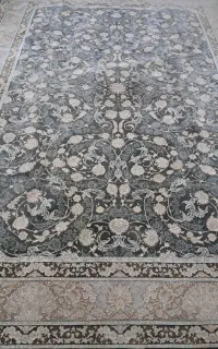 یک جفت فرش ۹متــری طوسی دودی ۱۲۰۰شانه