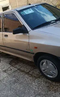 پراید بی رنگ شاسی پلم مدل89 دوگانه کارخانه