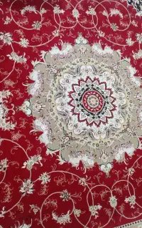 فرش 12متری رنگ لاکی