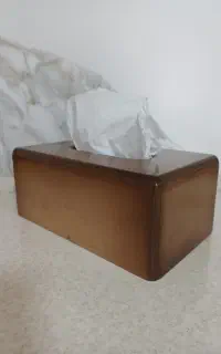 جای دستمال کاغذی جعبه‌ای  تمام چوب  کیفیت ممتاز