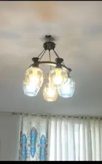 لوستر ۵شاخه سالم و بوت