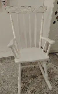 صندلی راکر سفید کاملا سالم و نو