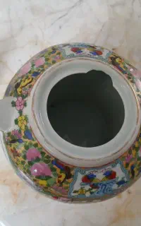 گلدان وقوری مرغی