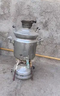 سماور برنجی ۲۰ لیتری قهوه خانه ای
