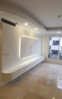 تی وی وال کابینت کمددیواری نقاشی بازسازی