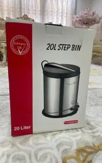 سطل زباله استیل ۲۰ لیتر