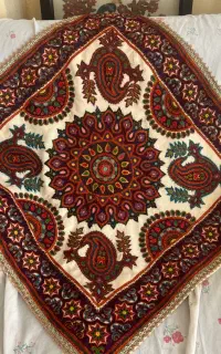 پته بغچه و کوسن و رومیزی