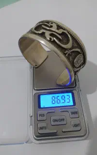 دستنبند قدیمی نقره 87 گرمی