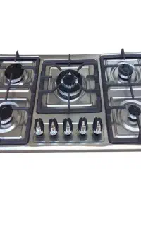 گاز صفحه‌ای توکار استیل و شیشه تکسان ترموکوبل دار