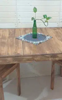 میز و صندلی تمام چوب