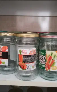 شیشه مربایی وقوطی شیر خشک ودبه
