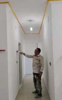 نقاشی ساختمان رنگ روغنی و پلاستیک وکناف