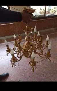 مرکز خرید و فروش این مدل لوستر طلایی