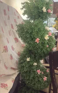 دو عدد گل مصنوعی تمیز دونه ای یک میلیون