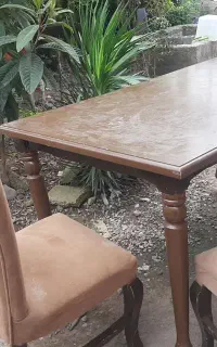 میز ۶نفره با ۴صندلی سالم