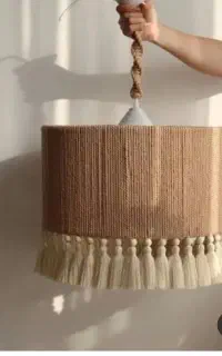 لوستر مکرومه مستقیم از تولیدکننده