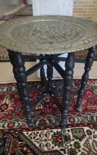 سینی قلم زنی اصفهان با پایه