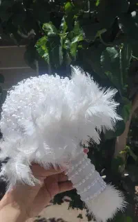 دسته گل مرواریدی