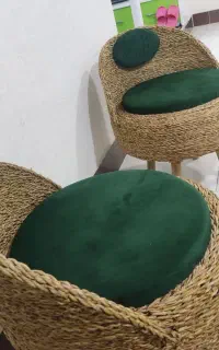 دو عدد صندلیحصیری نو برا جهیزیه اس
