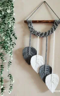 دیوارکوب مکرومه