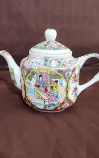 گلدان و قوری مرغی اصل