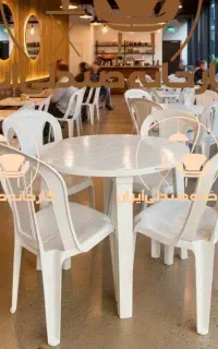 میز و صندلی پلاستیکی مدل مهران هیت مساجدمدارس