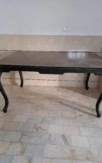 میز ناهارخوری چوبی ۶ نفره همراه با ۶ صندلی