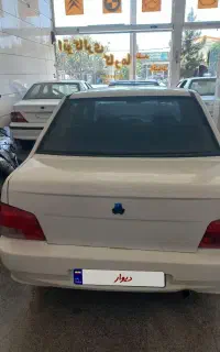 پراید ۱۳۲ سفید فرمان هیدرولیک