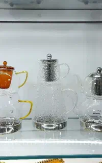 حراج کتری قوری های پیرکس ترک با کفی دو لایه