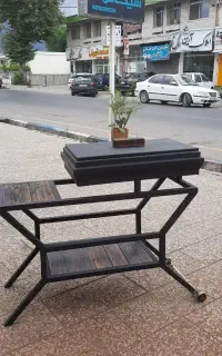 منقل کبابی پایه دار