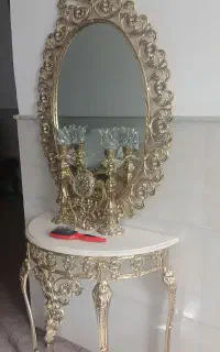 اینه شمعدان طرح برنز
