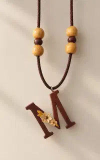 گردنبند حروف فانتزی