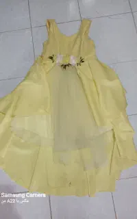 لباس مجلسی زرد لیمویی