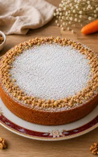 کیک هویج خانگی