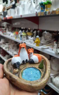 جاعودی سرامیکی روباه و مهربانو