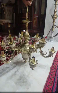 لوستر تمام برنزی