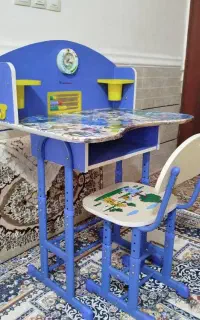 میز تحریر کودک فلز و ام دی اف