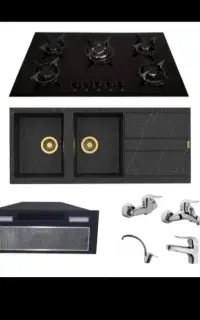 هود tekno سینک استیل گرانیت اجاق گاز uniq678