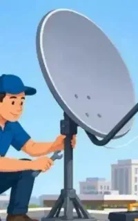 نصب نصاب آنتن شبکه تلویزین تمام جهت ها،سراسر کرمان