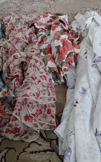 5عدد لباس دخترانه نخی وحریر درحدنو